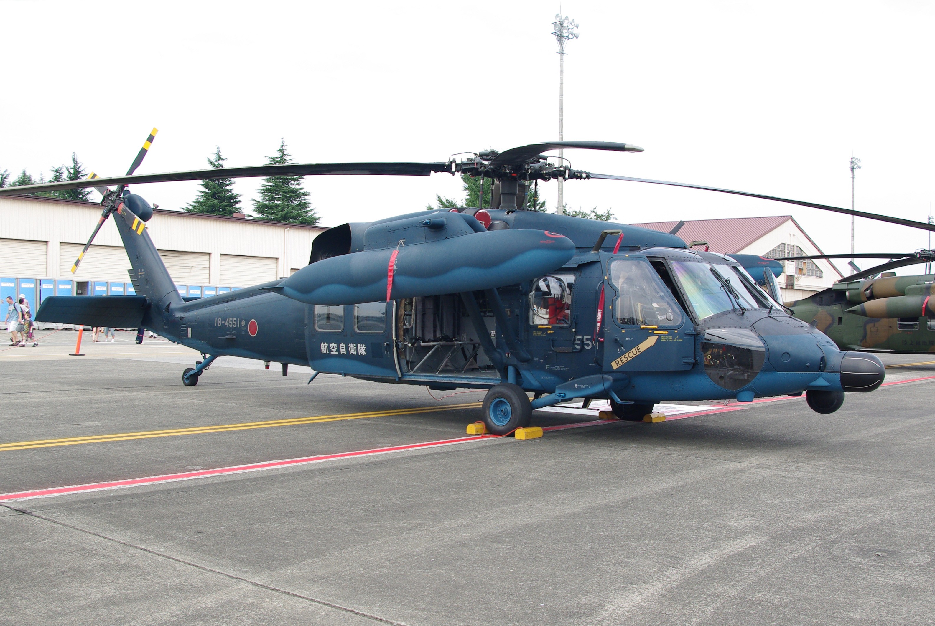 UH-60J 18-4551 at the Hyakuri Air Base